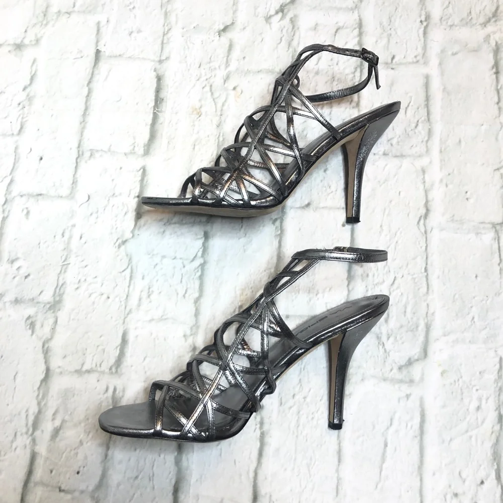 Via Spiga silver gladiator sandals - Italy